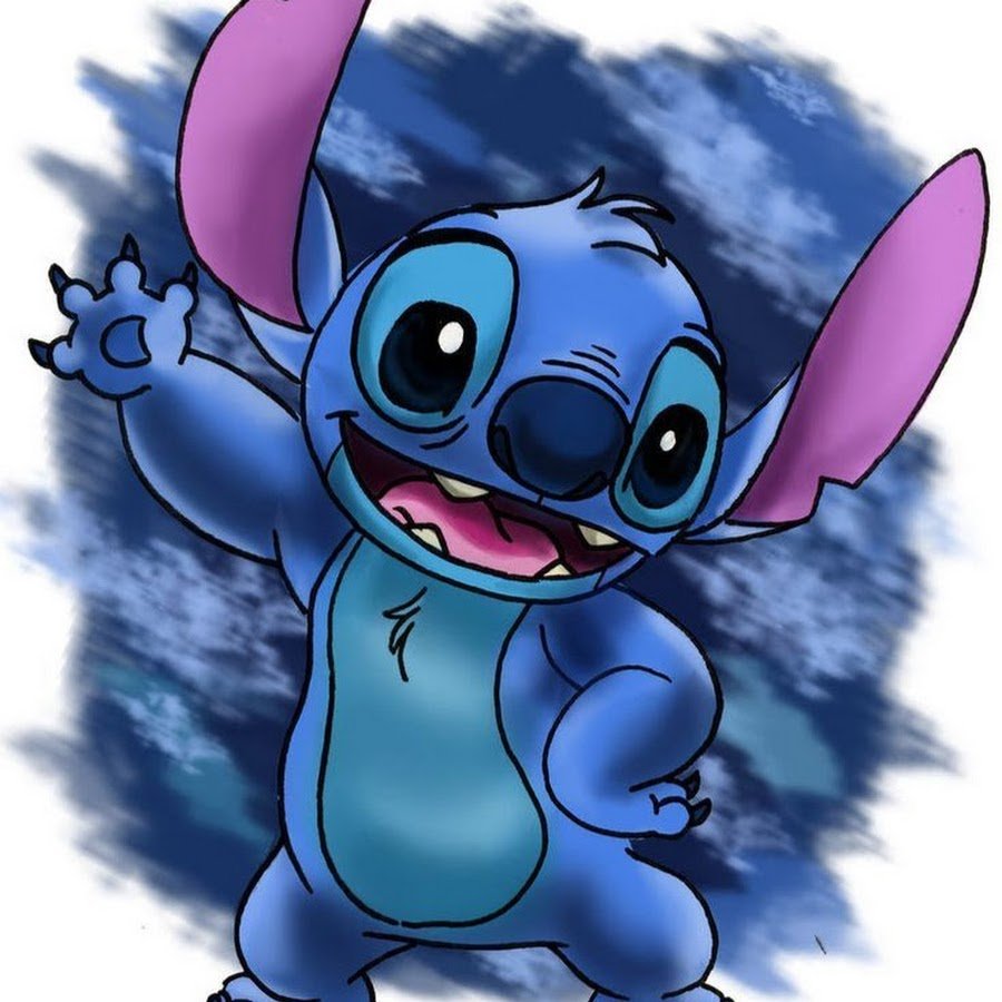 Стикер Стич спасибо