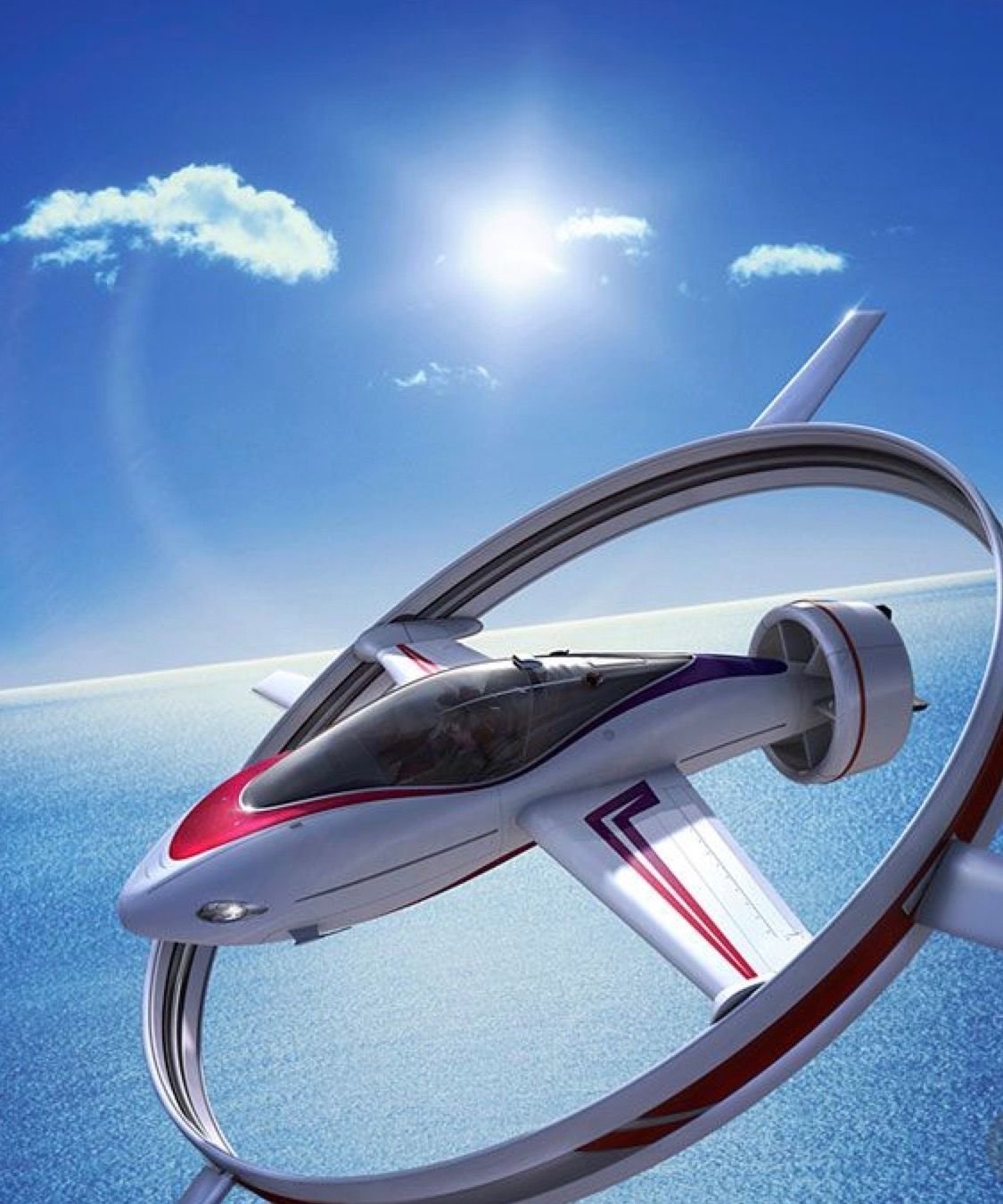 Сверхзвуковой бомбардировщик футуризм