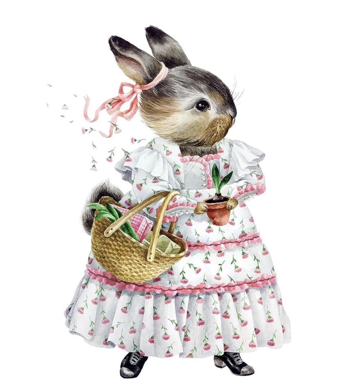 Кролик в платье