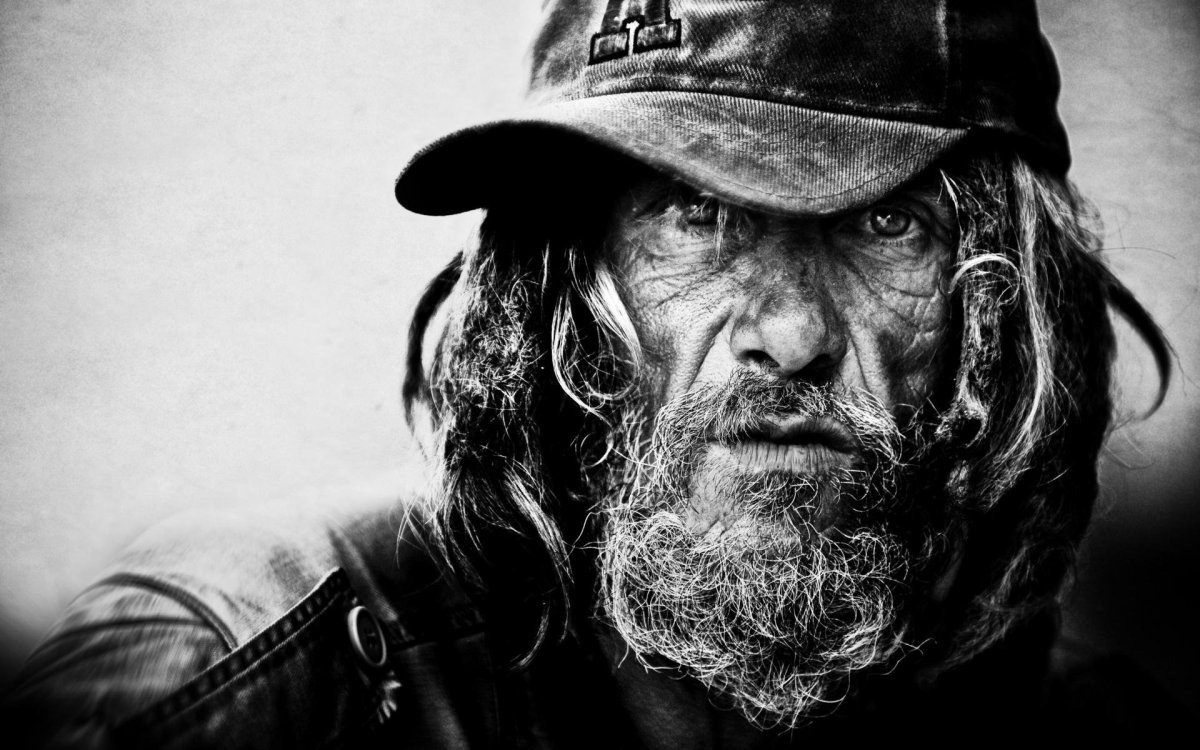 Бродяга портрет