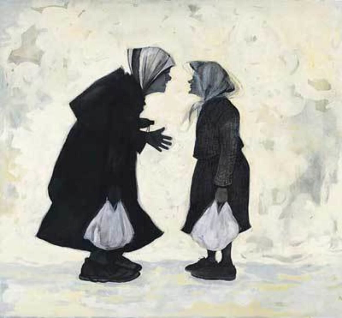 Старушки Сплетницы картина