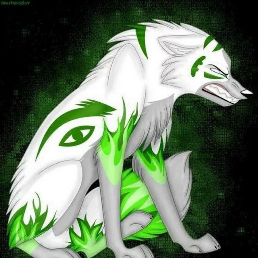 Волки Воители белый волк