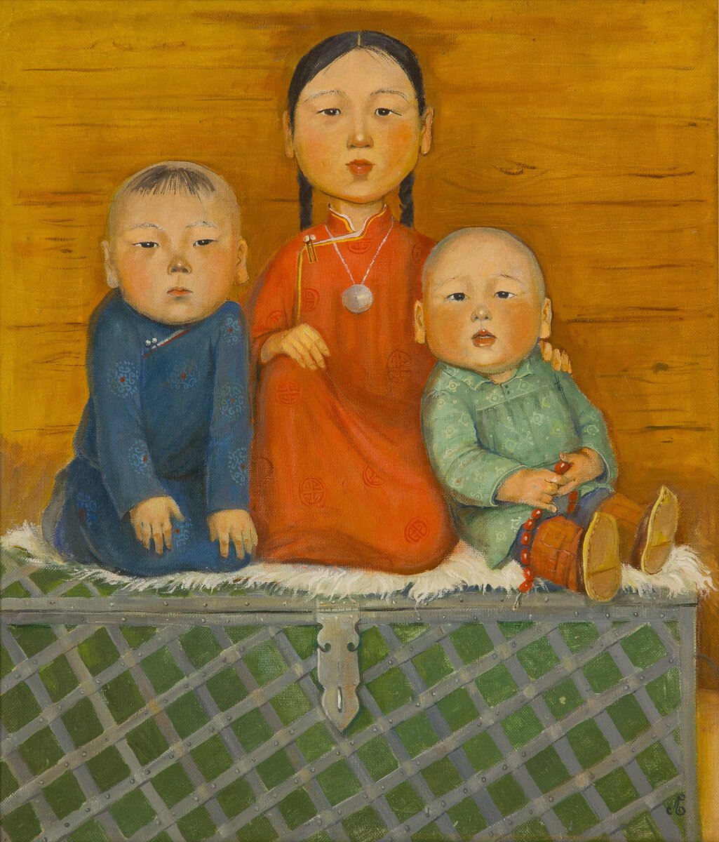 Зорикто Доржиев картины семья