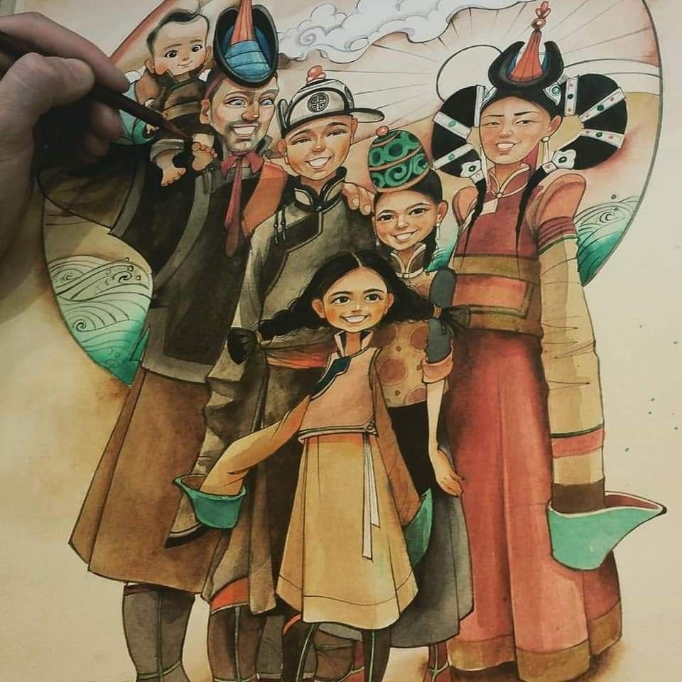 Монголы сказка