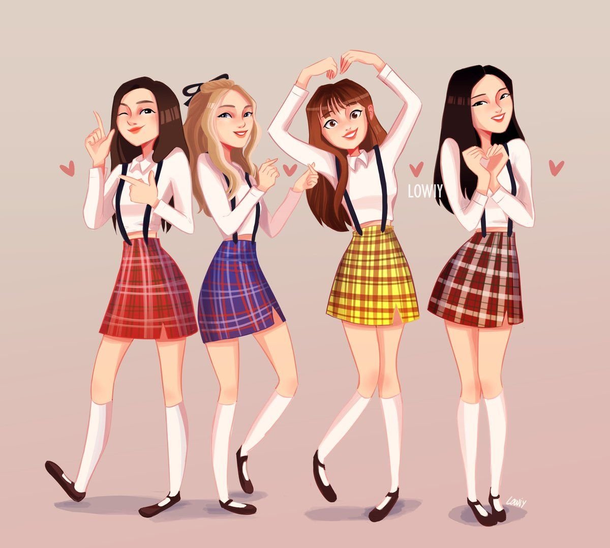 Четыре девочки