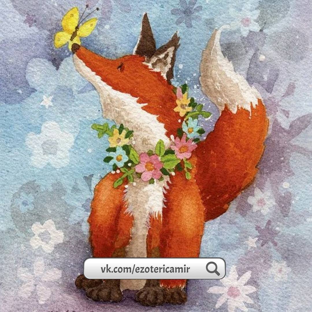 Открытки с рисованными животными