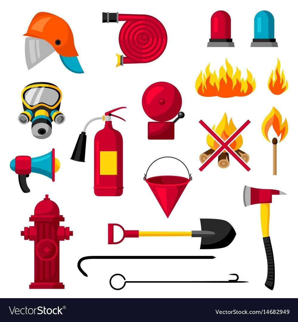 Пожарный щит надпись