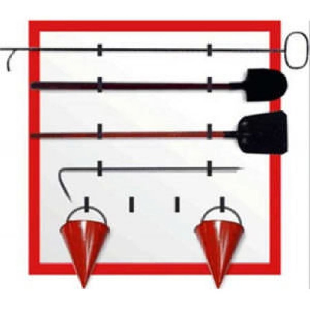Предметы пожарного щита для детей