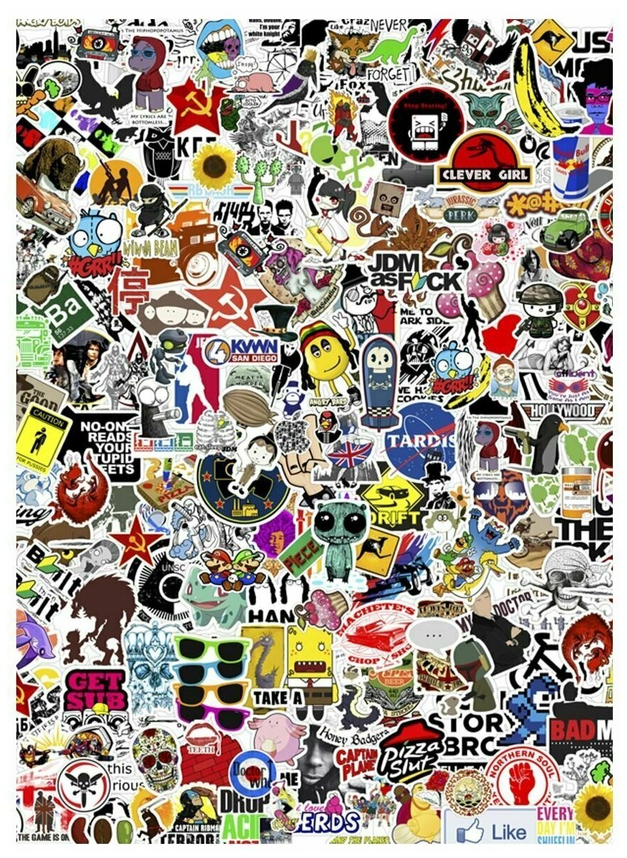 Наклейки стикербомбинг