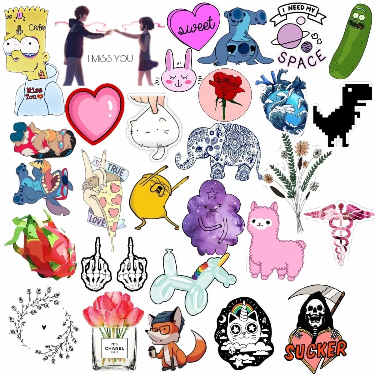 Красивые наклейки