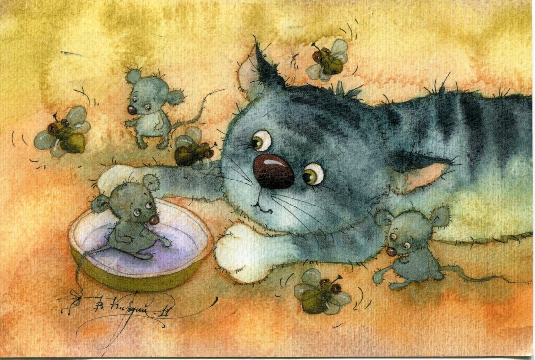 Художник кошек Виктория Кирдий