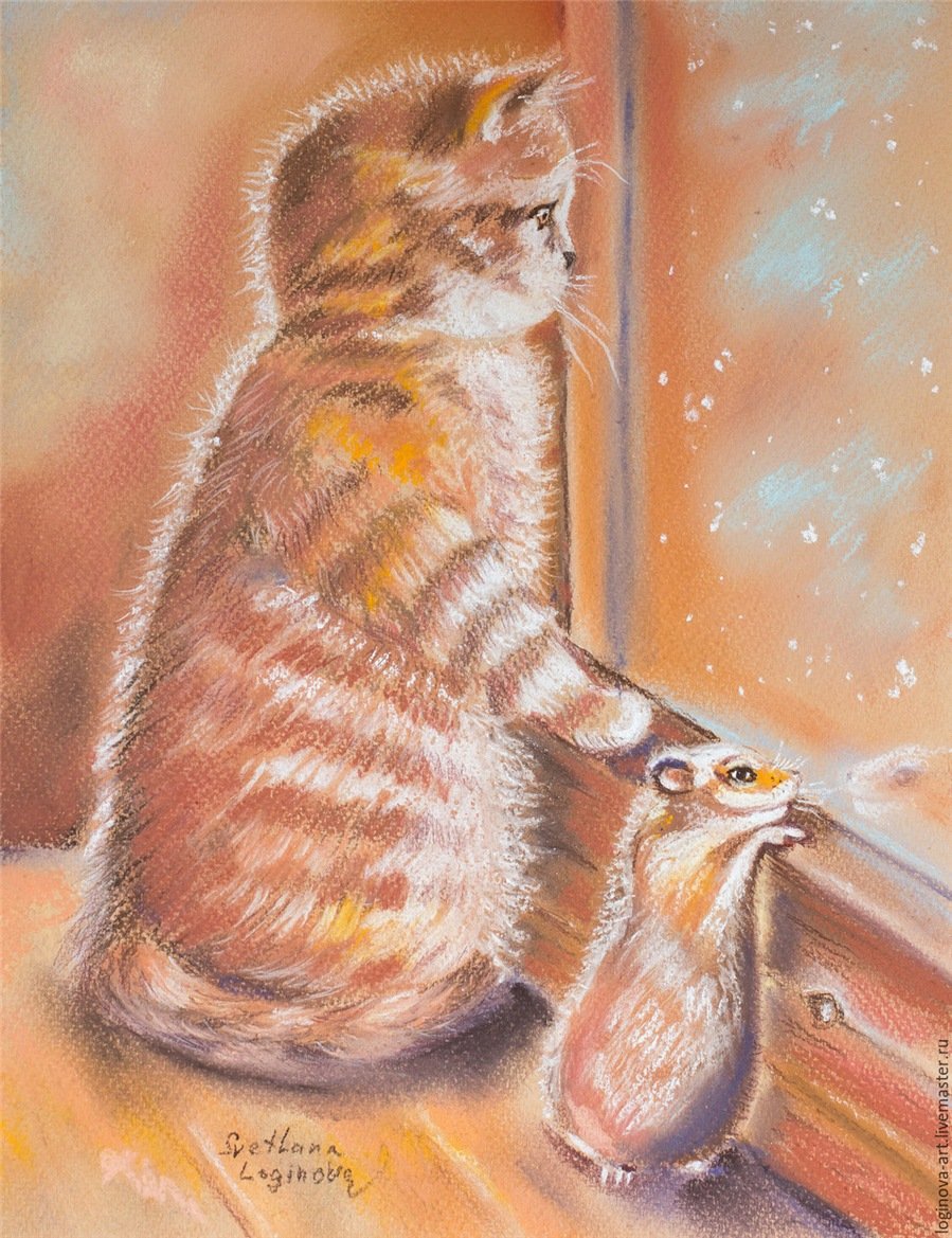 Логинова Аннет художник коты