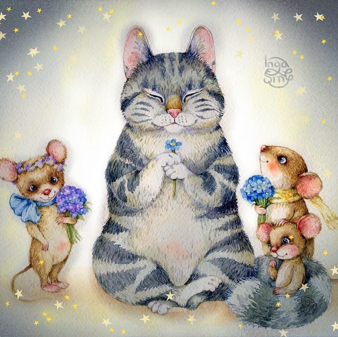 Инга Измайлова коты