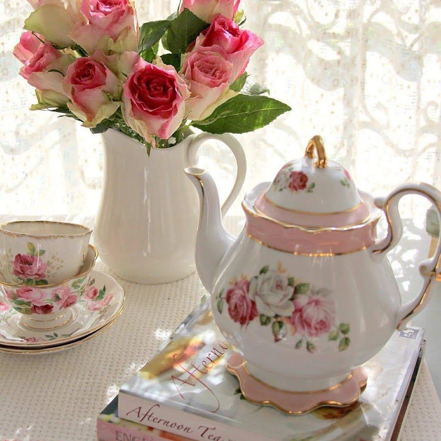 Чашки в стиле шебби Шик