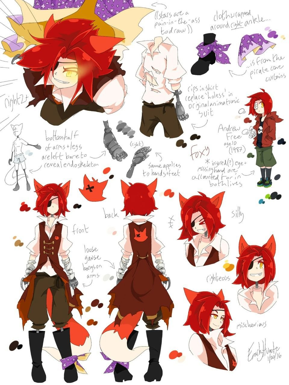 Фантайм Фокси арт мальчик