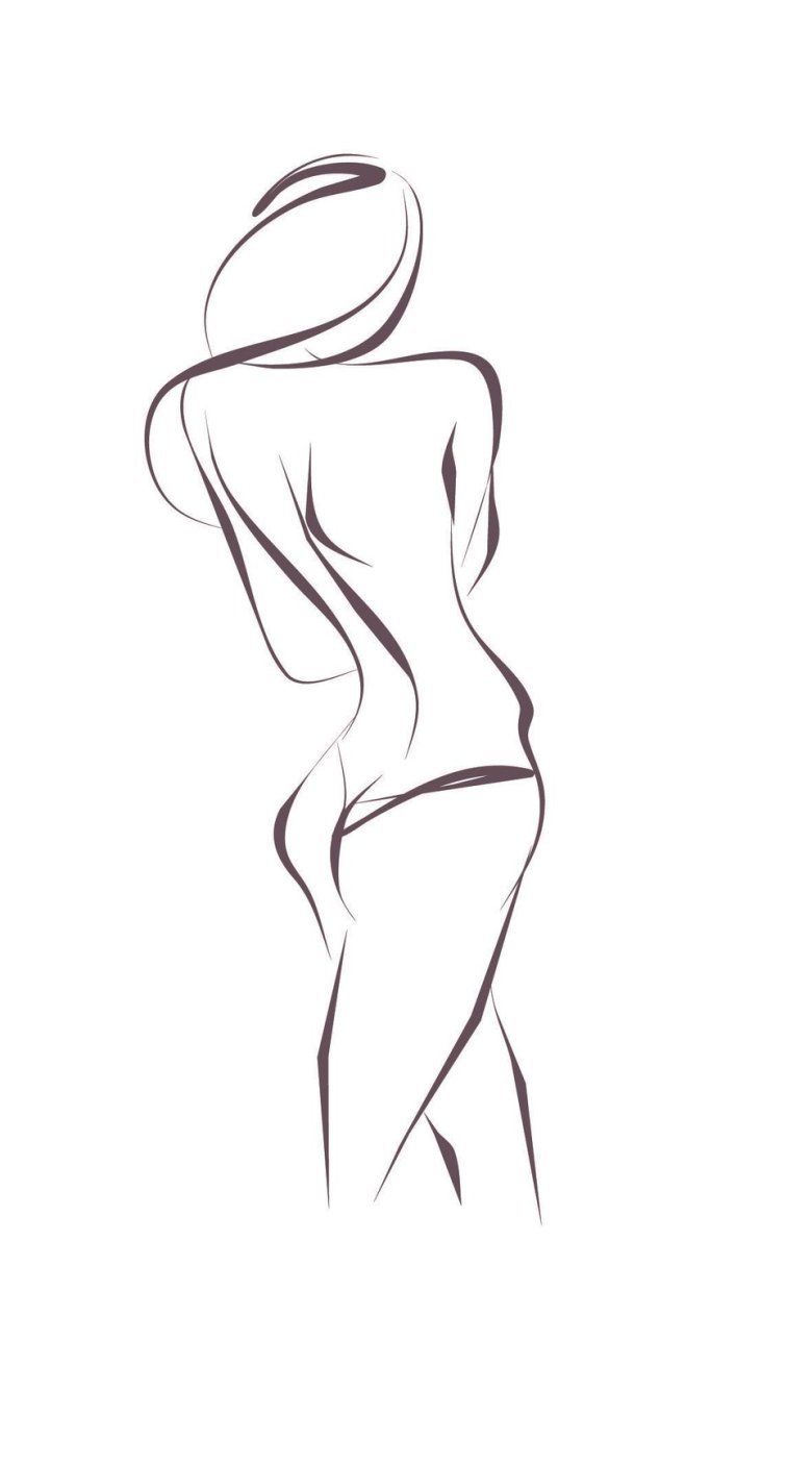 Очертания женского тела