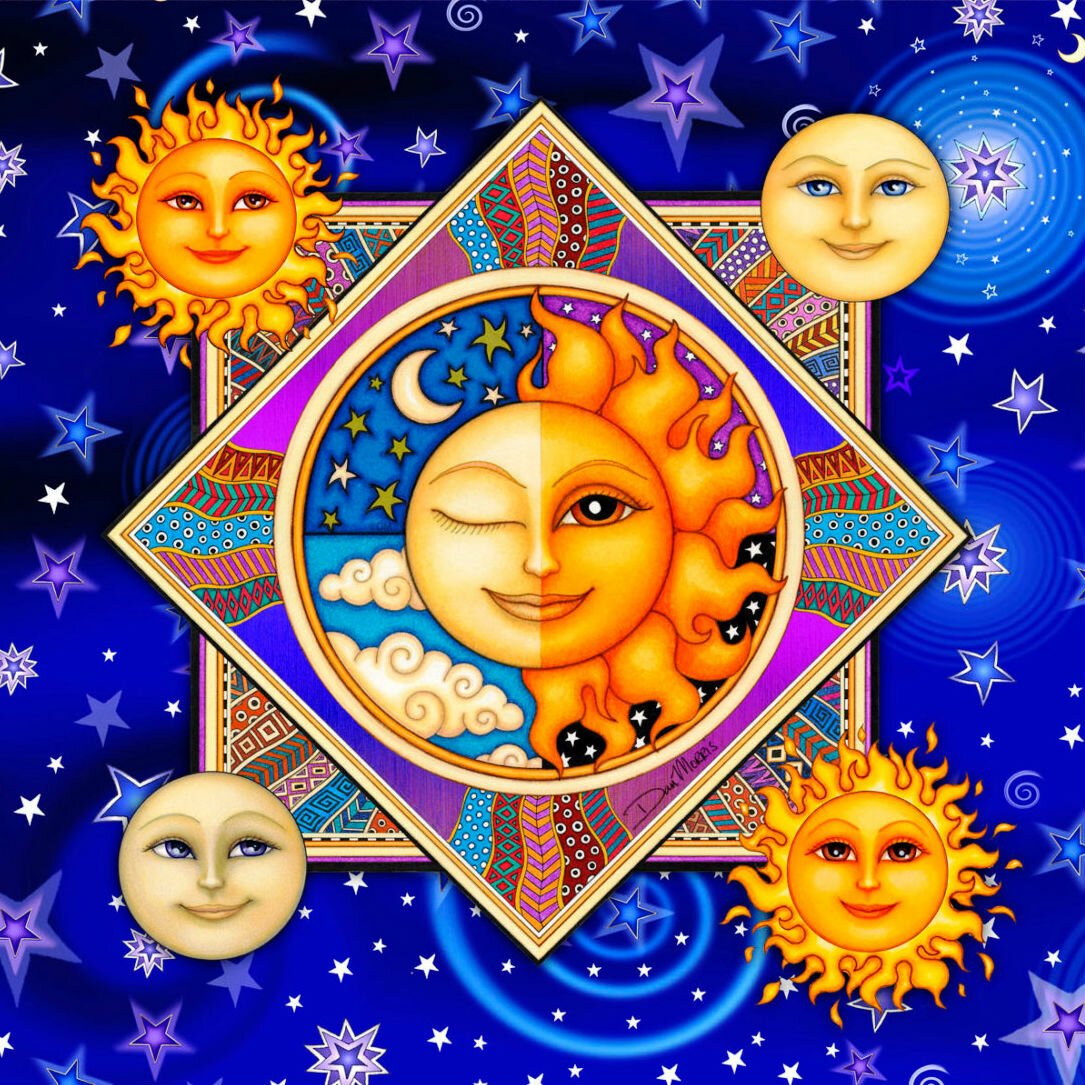 Рисование день и ночь в подготовительной группе