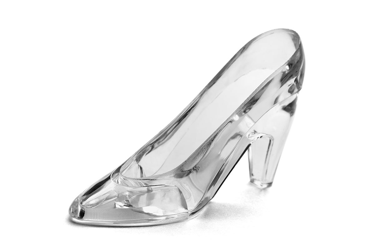 Хрустальные розовые туфельки