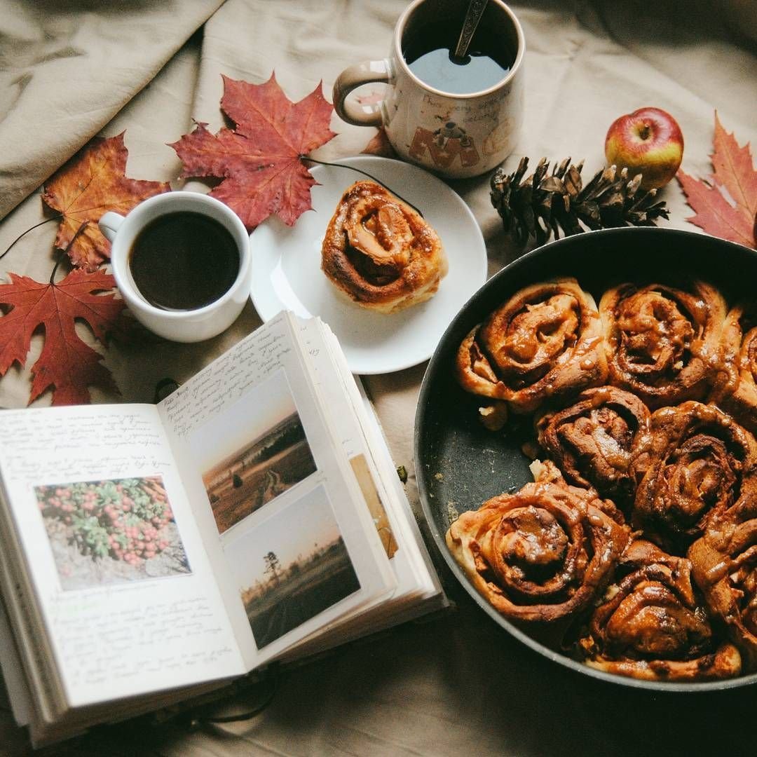 Осеннее чаепитие с выпечкой