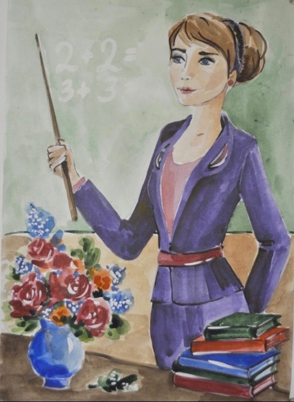 Красивые учительницы в школе