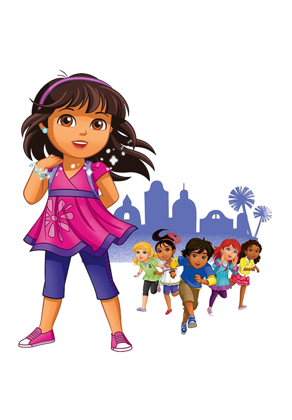 Даша путешественница в городе