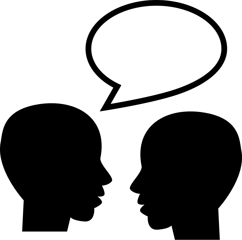 Разговор на прозрачном фоне