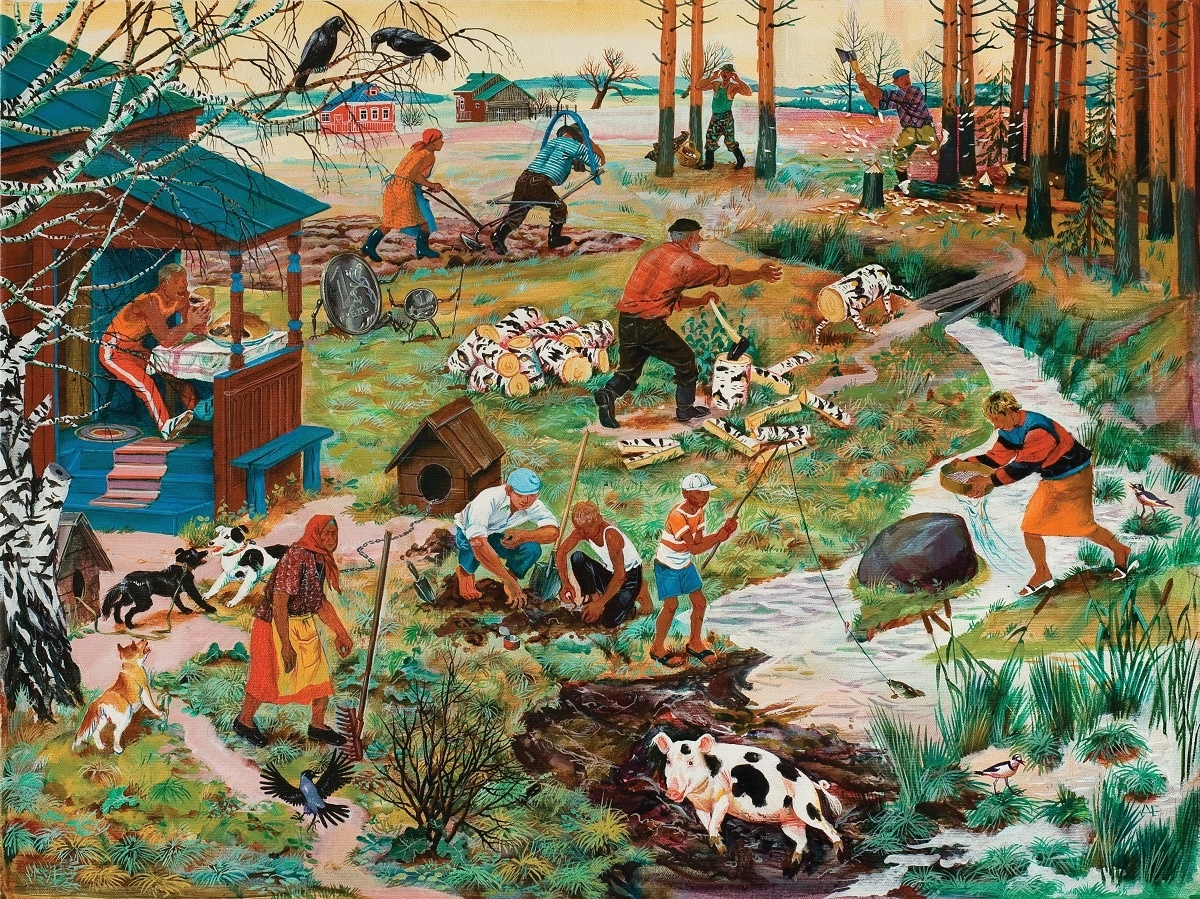 Художница Ельцева