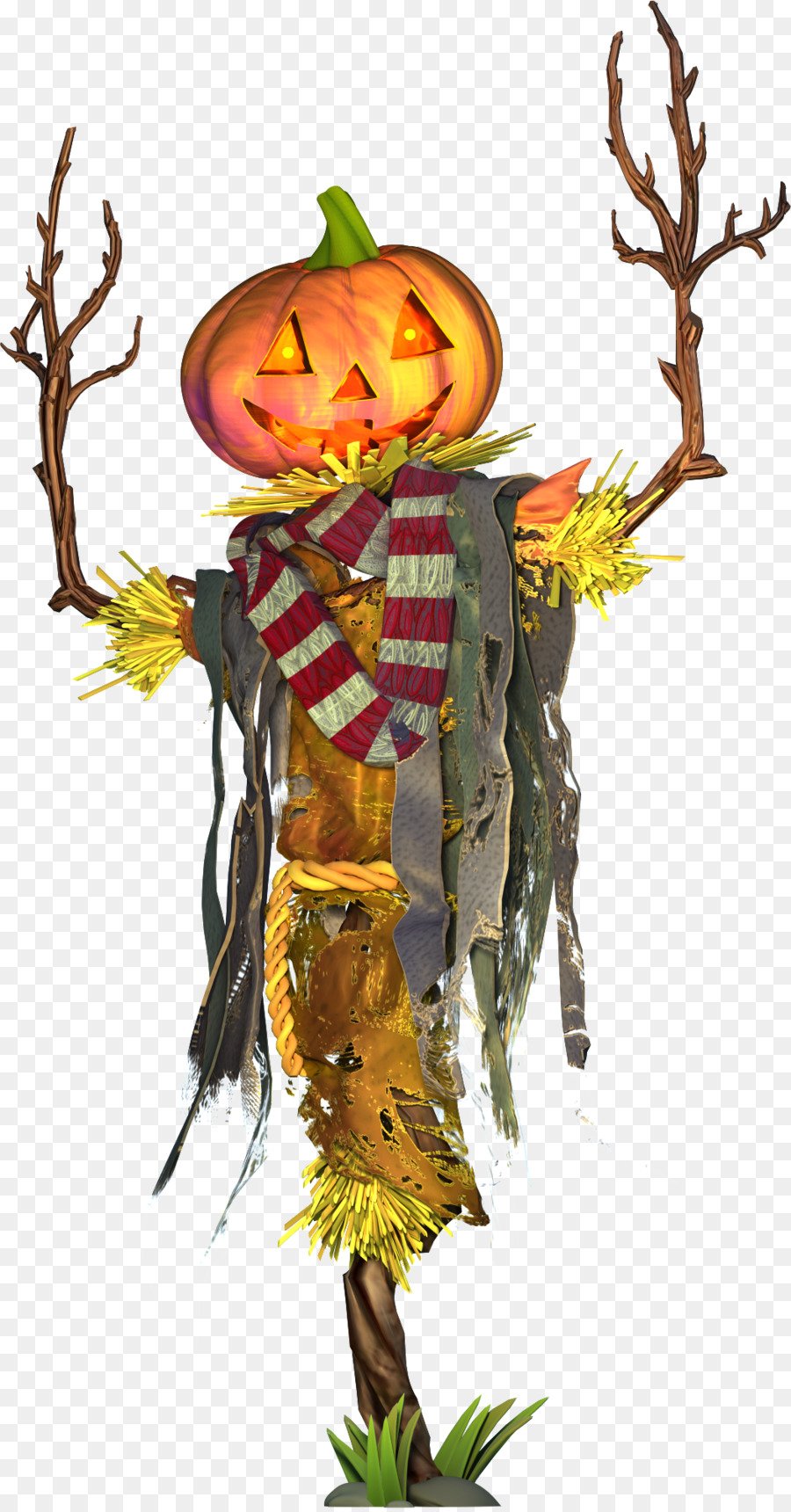 Пугало рисунок