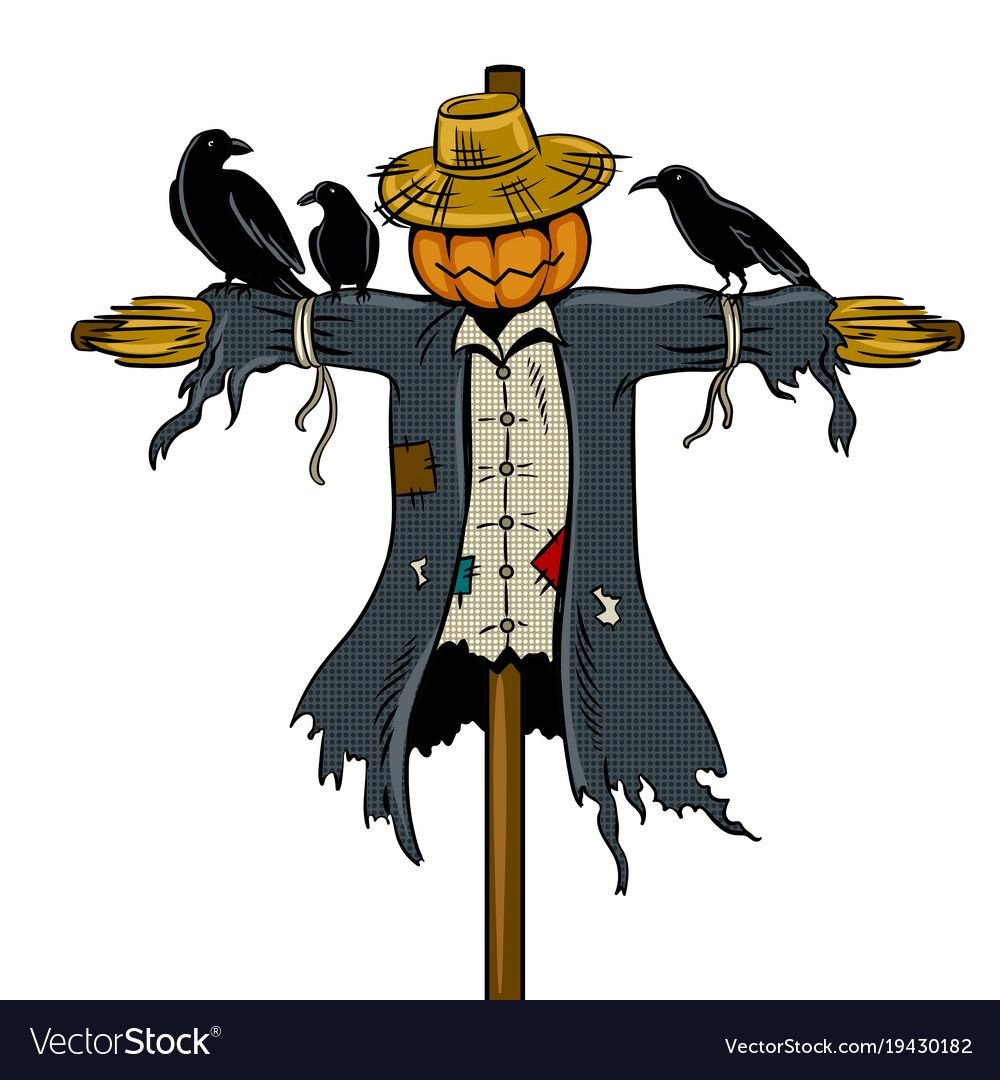 Эскиз огородного пугала