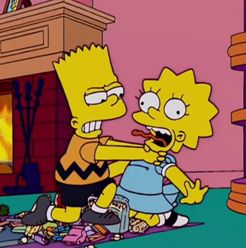 Simpsons барт и гомер