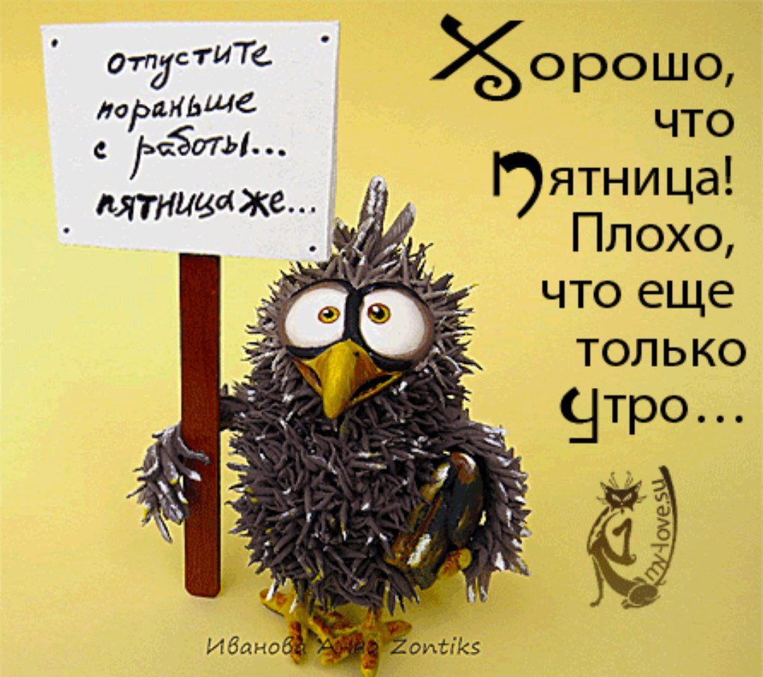 Пятница открытка смешная