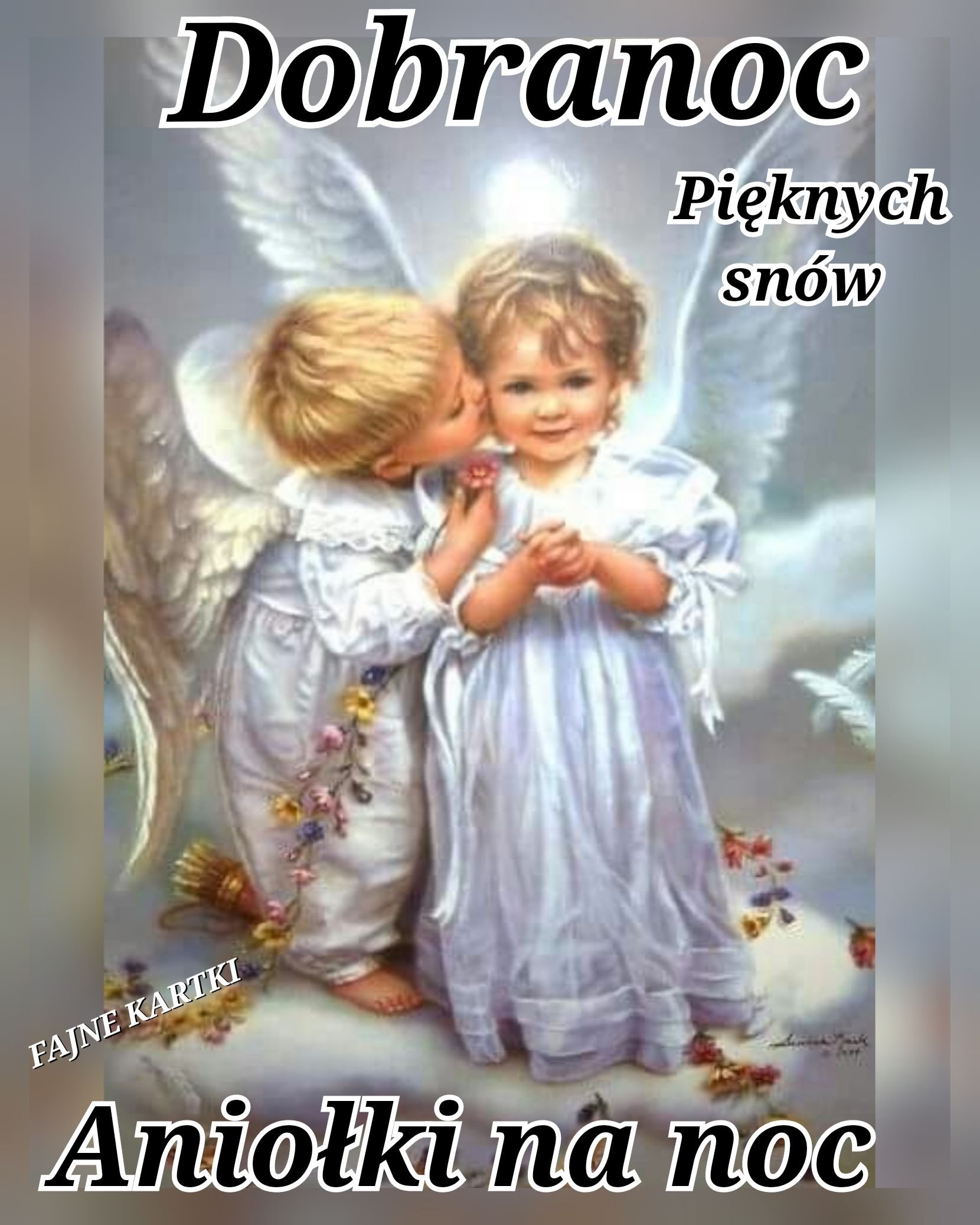 Православные открытки с ангелами. Добрых снов ангела-хранителя. Ангел. Ангелочки. Два ангелочка.