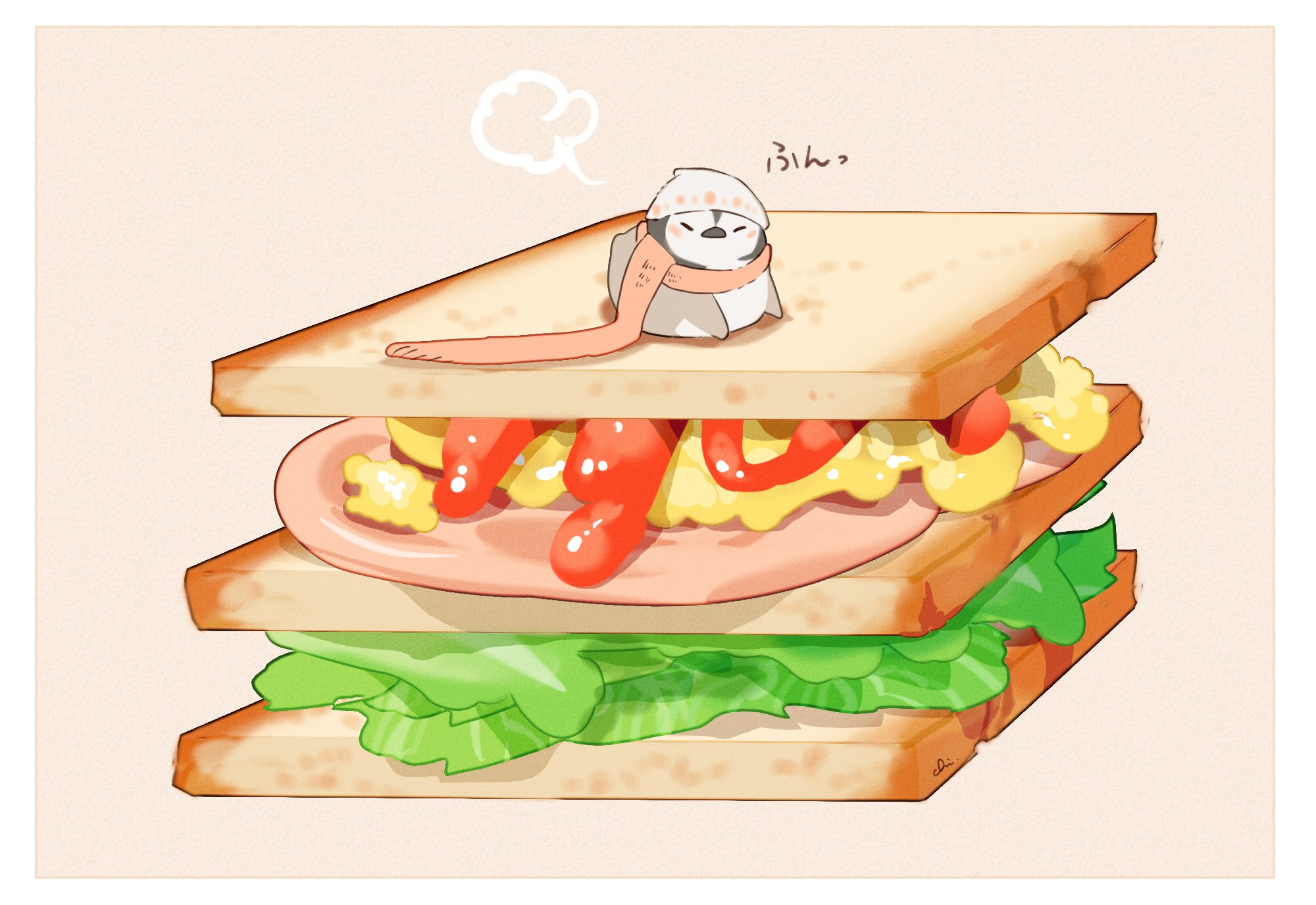 Сэндвич арт аниме