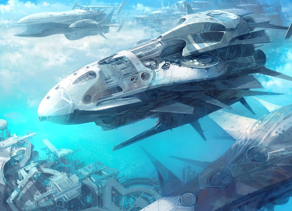 Sci Fi летательные аппараты