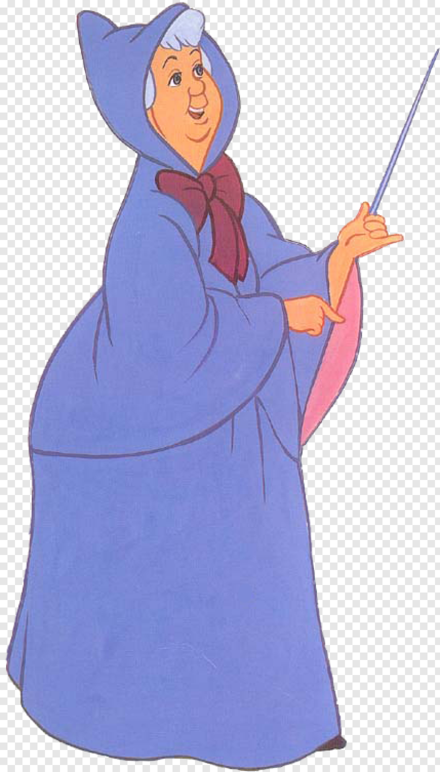 Фея из Золушки на белом фоне