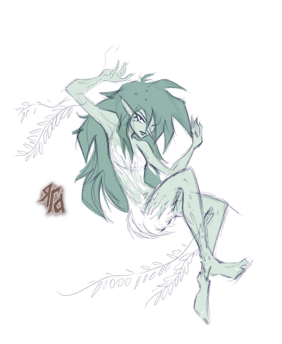 Кикимора Болотная для срисовки