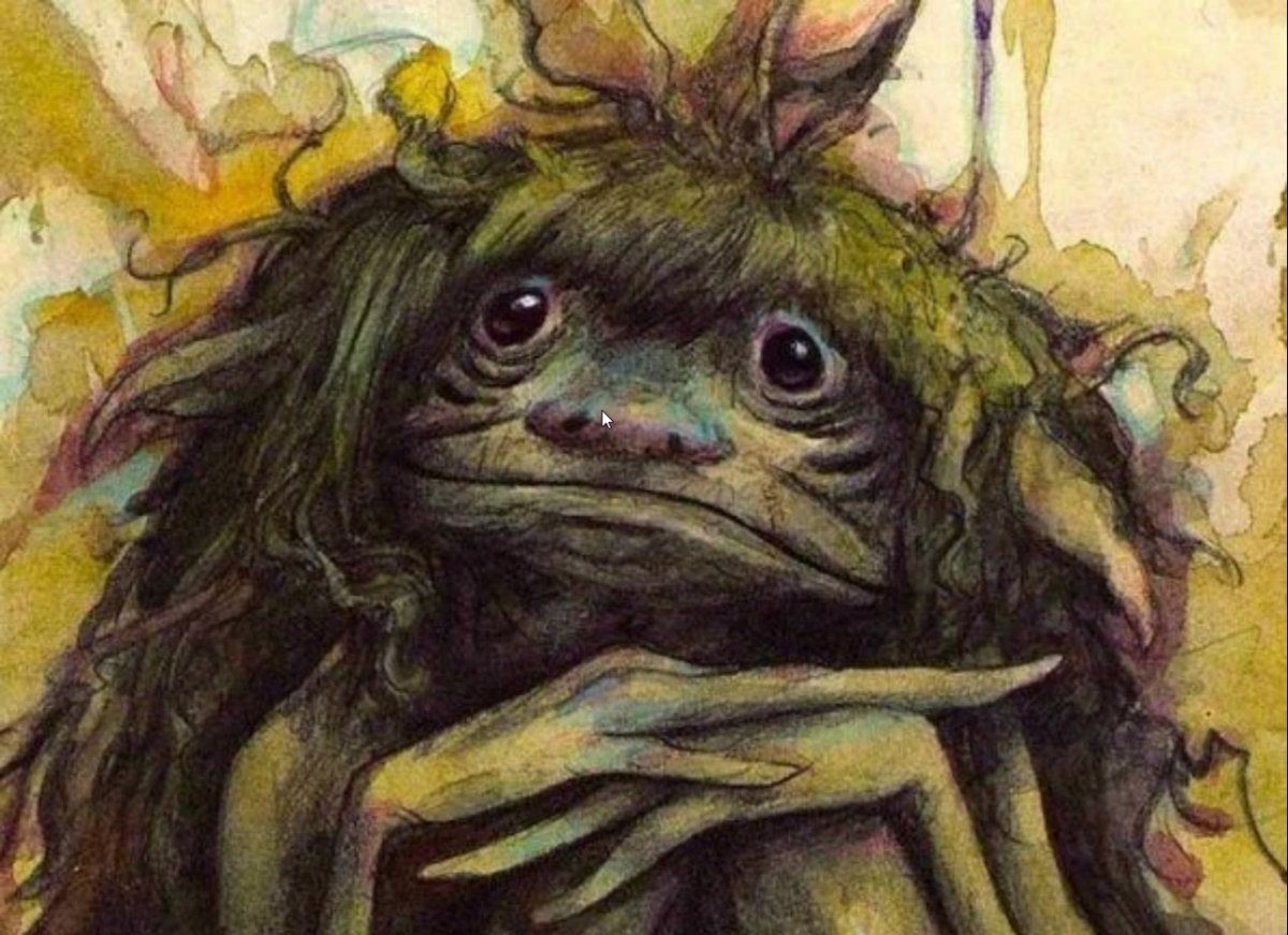 Кикимора Болотная рисунок легкий