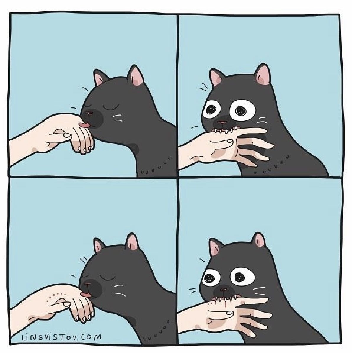 Лизь лизь Кусь Кусь