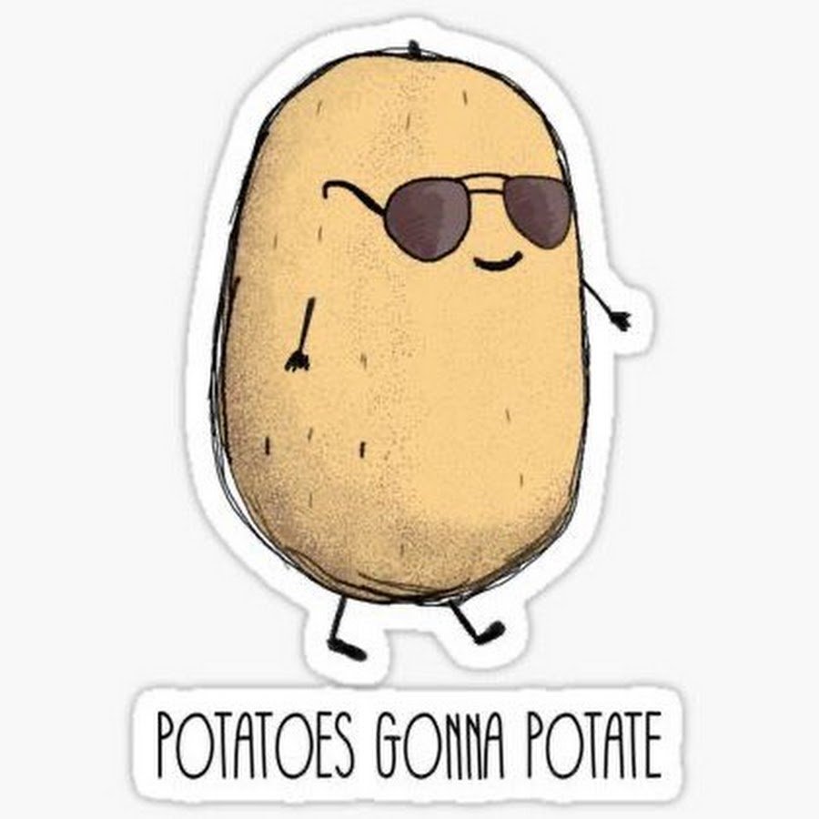 Картошка для бумажных сюрпризов