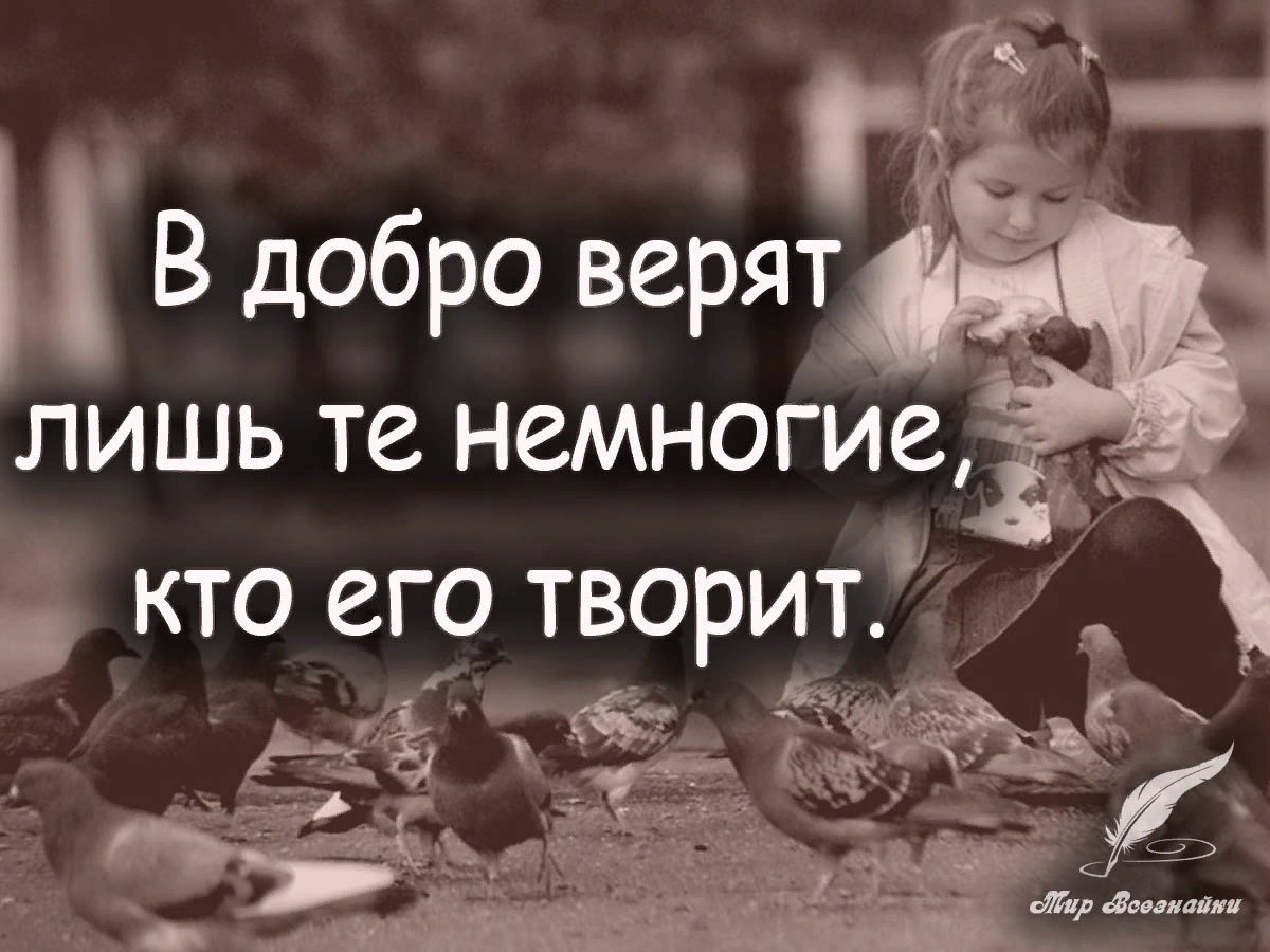 Добрые люди цитаты и высказывания