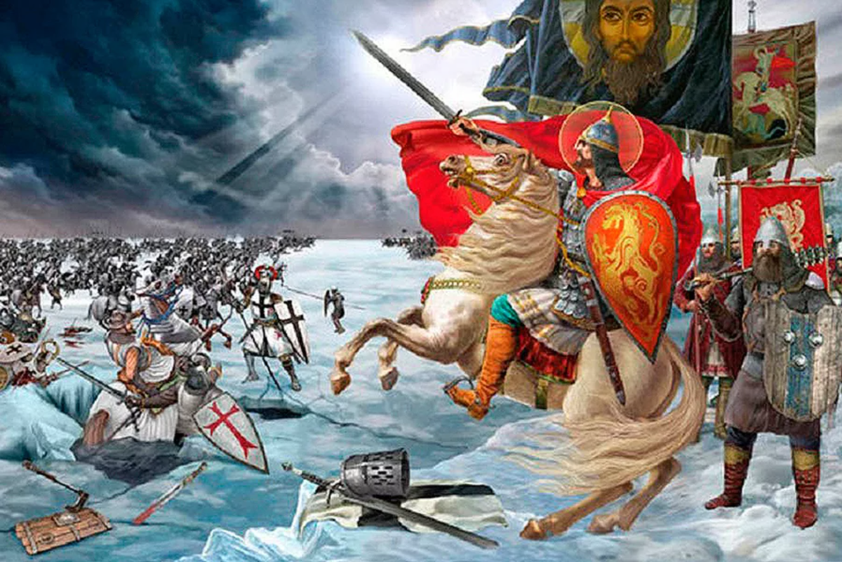 Александр Невский князь Ледовое побоище