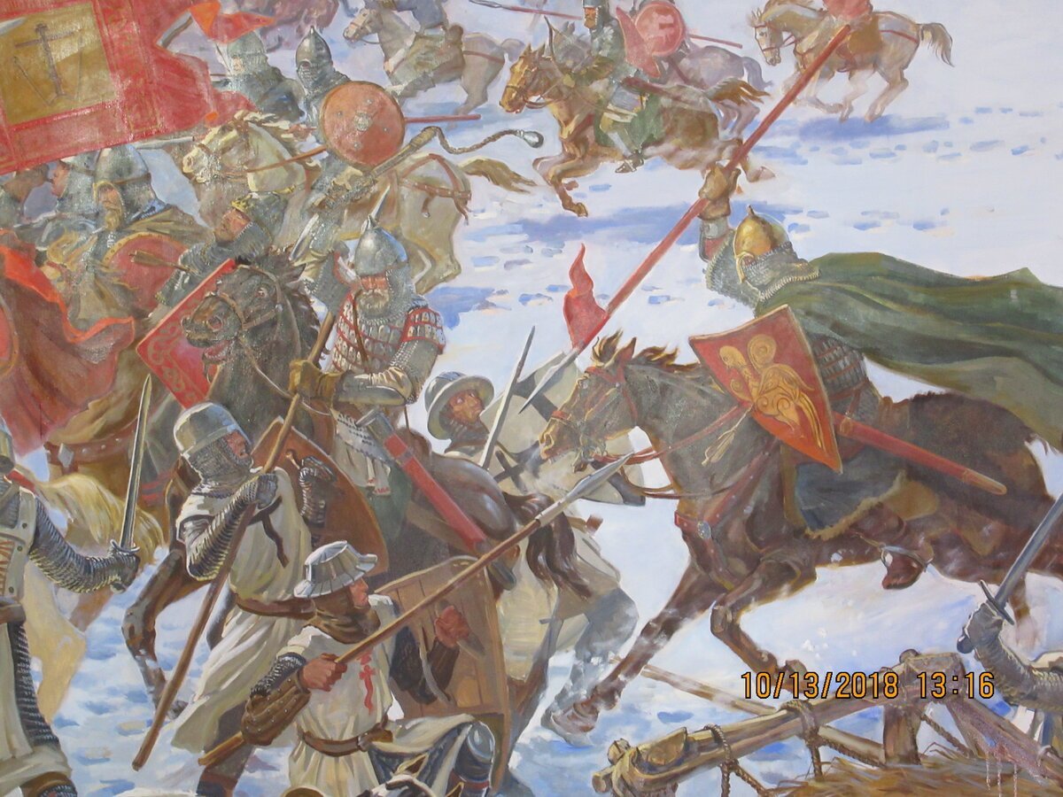 Князь Александр Невская битва