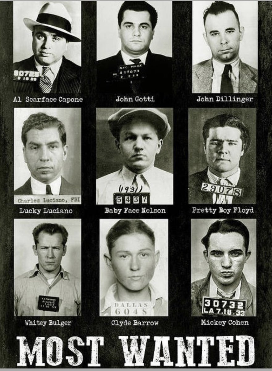 Аль Капоне и Джонни Диллинджер