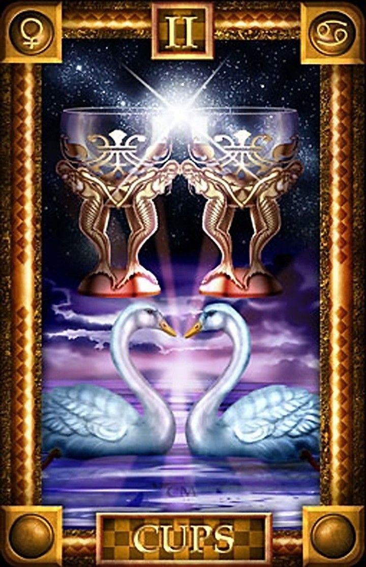 Двойка кубков Таро