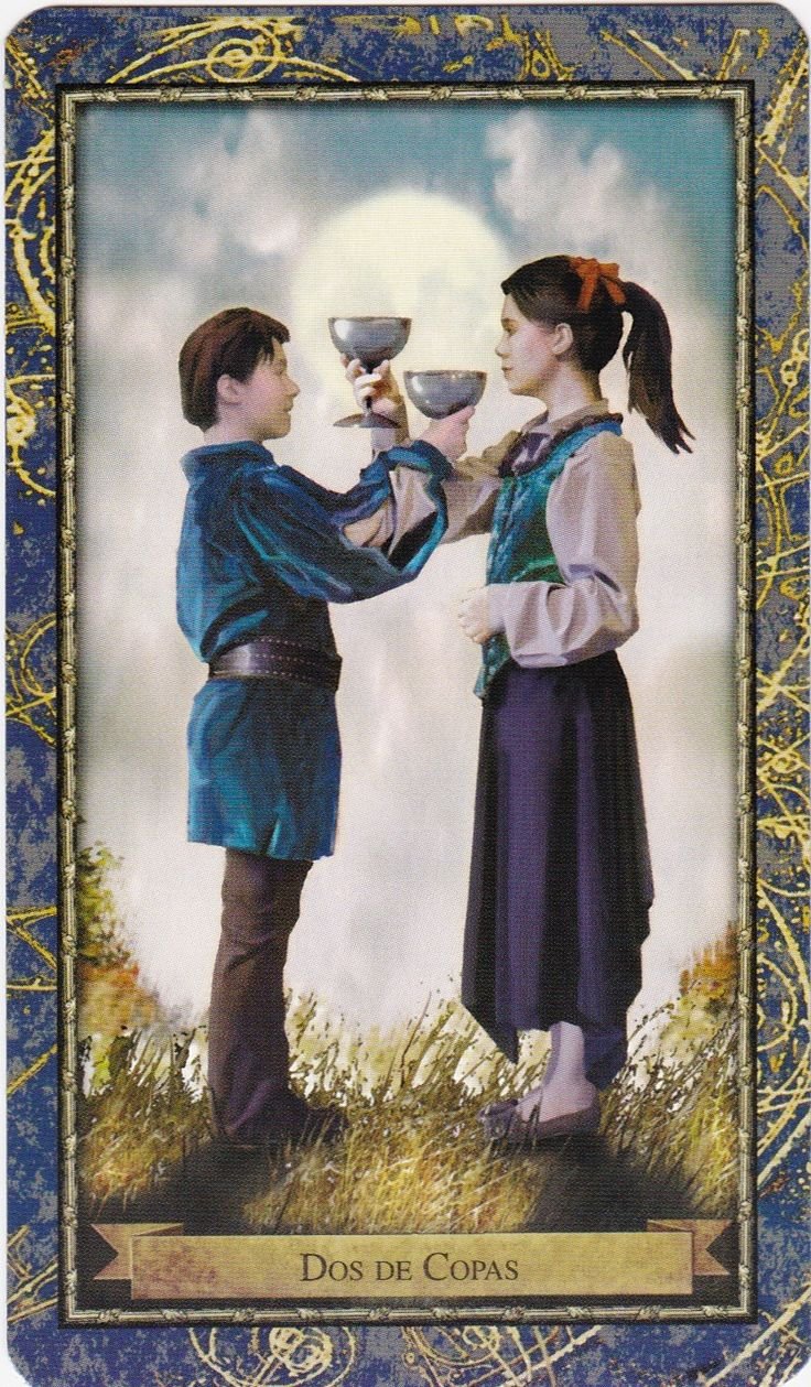 Двойка кубков Таро