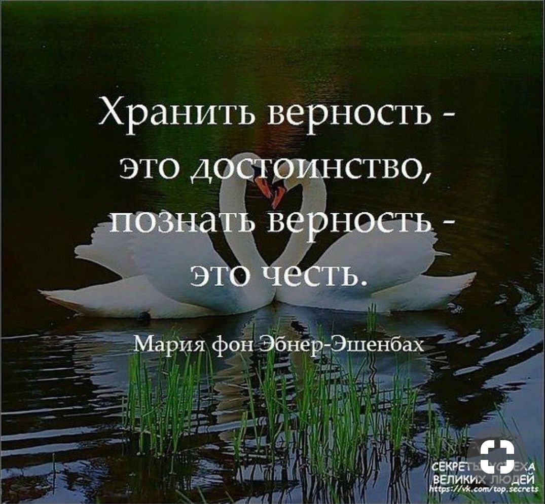 Статусы про верность