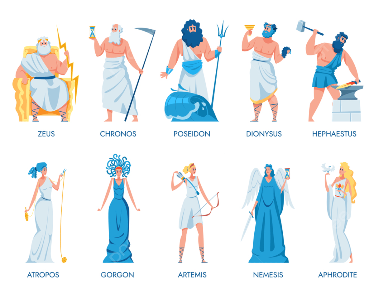Греческие боги и Богини