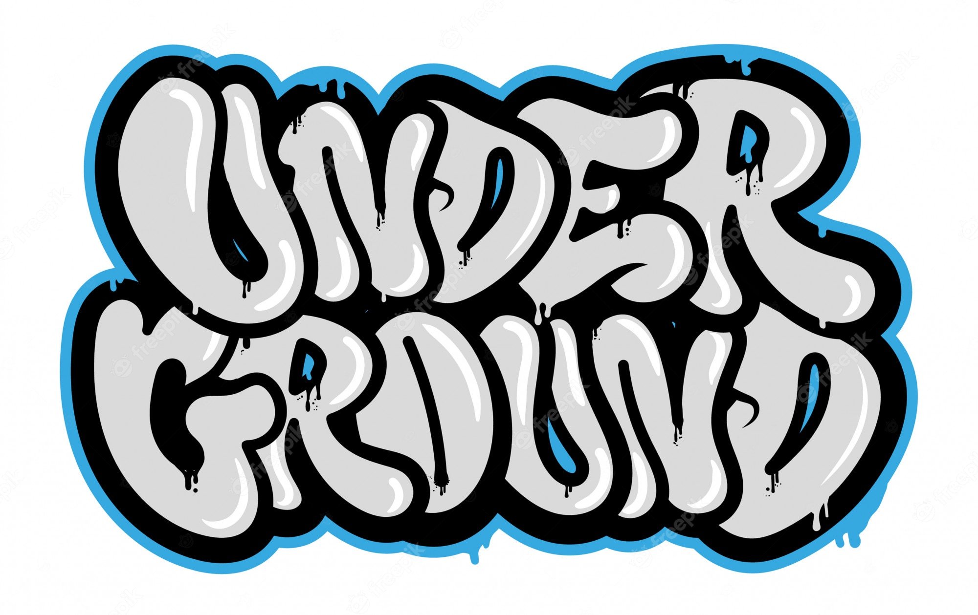 Underground надпись граффити