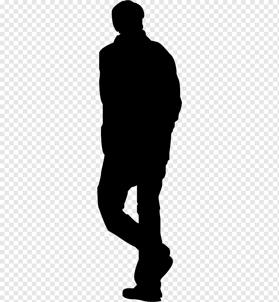 Силуэт высокого мужчины