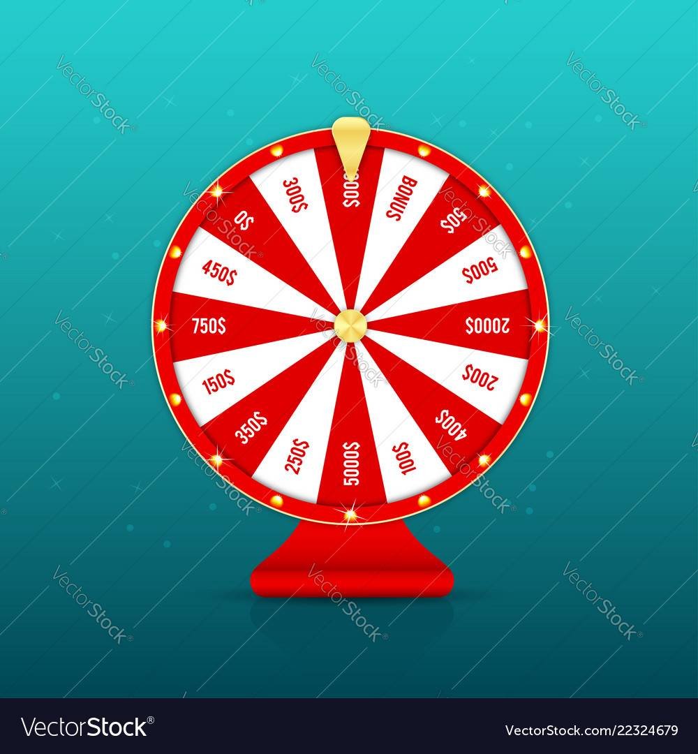 Рулетка колесо фортуны вектор